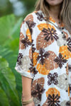 Aloha Shirt Dress ~ HAWAIIAN QUILT 