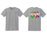 Image 1 of  Gray Graphic T-Shirt