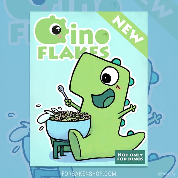 Image of Dino Flakes - A6