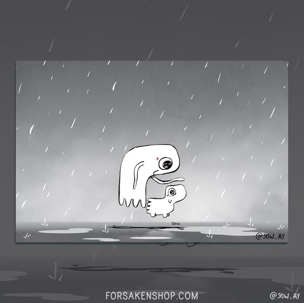 Image of Rainy Day for Tomy & Ghosty - A6