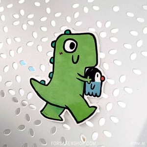 Tiny and Pengy - sticker