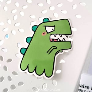 Angry Ghost dino - sticker