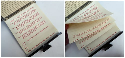 Image of Telephone Furniture - Dial Labels, Label Protectors & Index Code Cards (£2.50-£11.00)