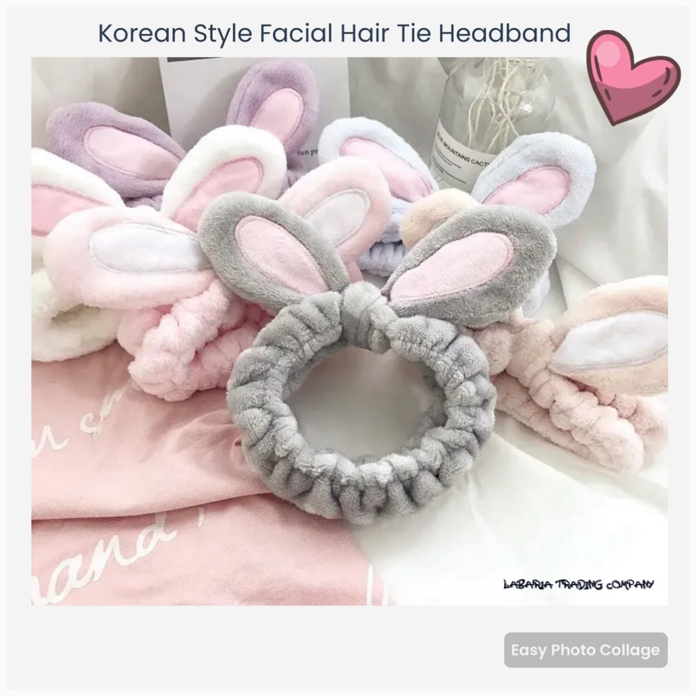 Image of Korean Style Face Wash Headband