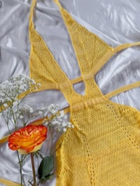 SZNS Yellow Mini Dress