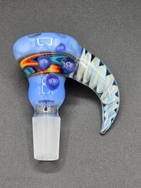 Image 3 of Blue 14mm Slide With Horn