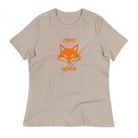 Image 6 of Women's Relaxed T-Shirt, Zero Fox Given T-Shirt | Funny Fox Humor Graphic Tee