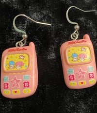 Little Twin Star Cell Phone Earrings