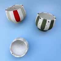 Image 2 of Circus Cup - Medium / Mint, white & red