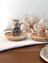 Image 3 of Bougeoir en céramique vernissée