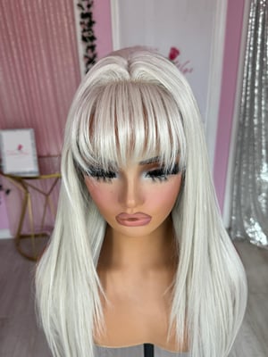 Image of icy bangs luxury pre cut lace (ready to ship)
