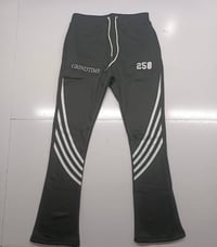 Image 3 of BLACK CROP HOODIE JOGGING SETS