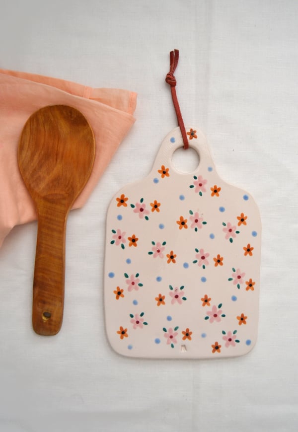 Image of TABLA DE CERÁMICA 2 - HECHA Y PINTADA A MANO