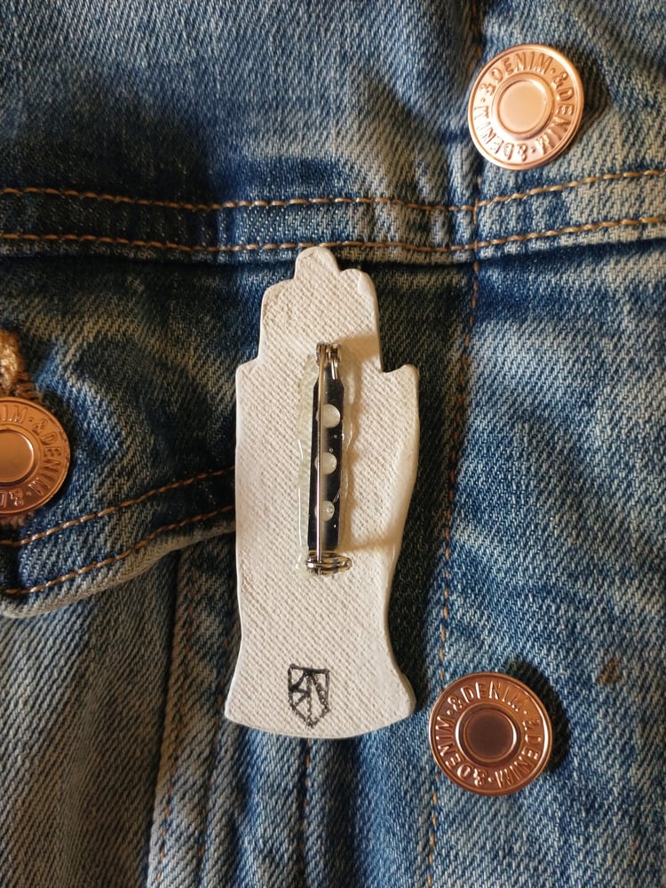 Image of Love Hand brooch 