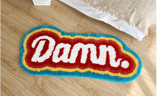 PRE-ORDER: "Damn" Handmade Rug