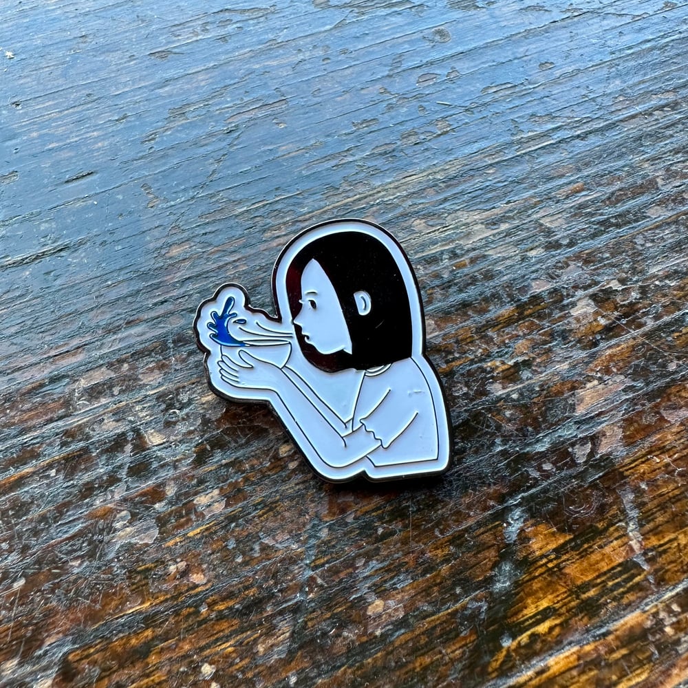 Image of Blow Water Enamel Pin