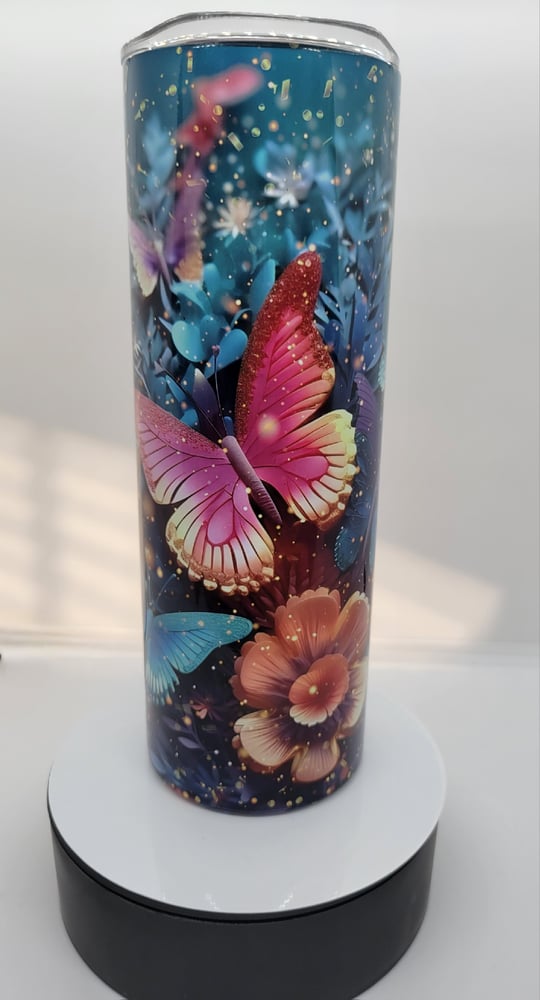 Image of 3D Butterfly Tumbler