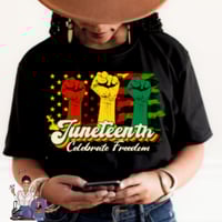 Image 1 of RETRO FIST JUNETEENTH 