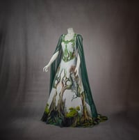 Image 1 of Pagan, tree of life, celtic, fairy, fantasy, wedding gown, dress, slavc, alternative, green