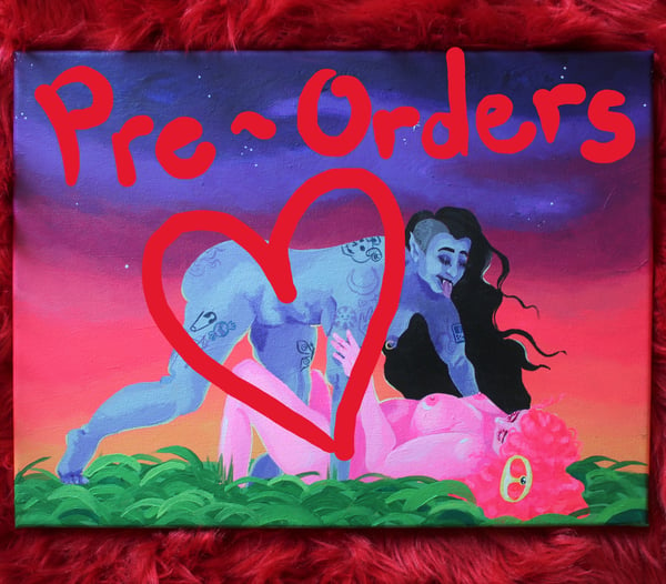 Image of Vampire Queen and her Girlfriend Print PRE-ORDER