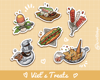 2.5" Vietnamese Street Food Die Cut Sticker Pack