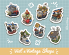 2.5" Vietnamese Vintage Shops Die Cut Sticker Pack