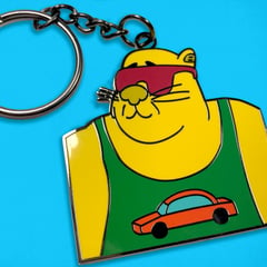 Sean Jared - enamel keychain - Sick Animation Shop