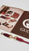 Image of Vtg. Gucci Burgundy "GG" Bracelet 