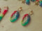 Image of LOVE Rainbow Oval Resin Earring