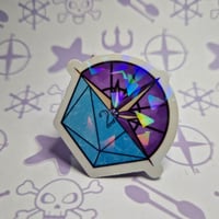 Image 2 of This Way Compass D20 sticker