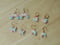 Image of Blue Pink White Flag Earrings