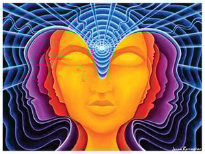 Image of 'Many Facets of the Self' Sticker