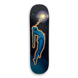 Image of Android Encountering Consciousness in Space