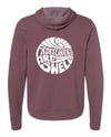 Frontliners Are Swell Zip Hoody - HEATHER MAROON