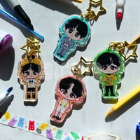 Image 2 of baby bangtan keychains.