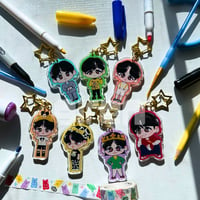 Image 1 of baby bangtan keychains.