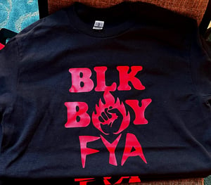 Image of BLK BOY FYA SHIRT RED/BLK