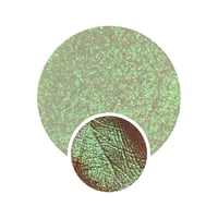 Image 1 of FOLKLORE 2.0 SEA WITCH Neon green pink iridescent pressed pan