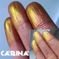 Image 5 of Carina Multichrome chameleon 26mm pressed pan darkened shimmery