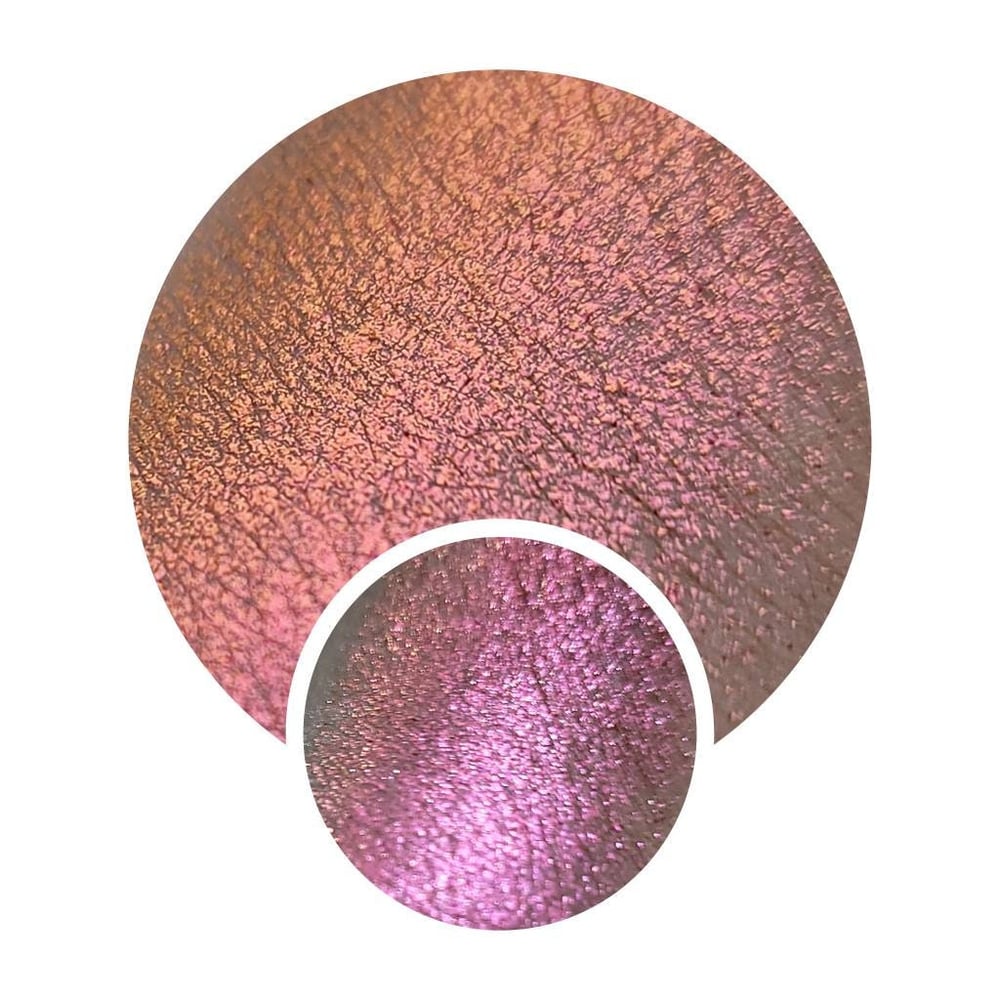 Image of NEBULA Collection Ceres Multichrome chameleon pressed pan orangey pinkish gold violet