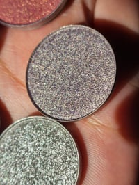 Image 5 of Metallic Chromatics Bundle of 5 duochrome vegan pressed pan shimmery sparkly