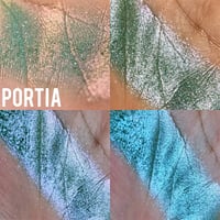 Image 2 of Magic Multichrome chameleon moonshifter Portia mineral color shifting shimmery loose pigment