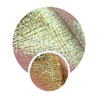 Image 1 of Multichrome Angel Blade chameleon pressed pan shimmer yellow gold green
