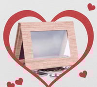 Image 3 of Empty Eyeshadow Magnetic Palette Sparkly Beige Design Pattern