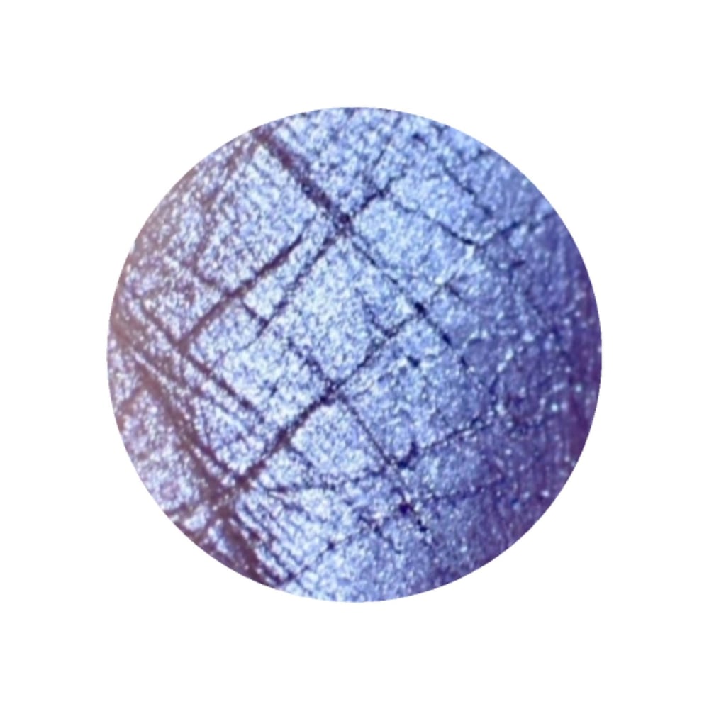 Image of Galaxy chromatic eyeshadow blue lavender silver white color shift 26mm pan