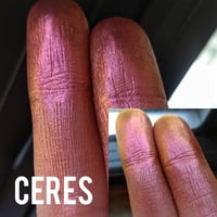 Image 4 of NEBULA Collection Ceres Multichrome chameleon pressed pan orangey pinkish gold violet