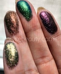 Image 3 of DRAGONLORDS Multichrome Sunfire chameleon pressed pan shimmer vegan