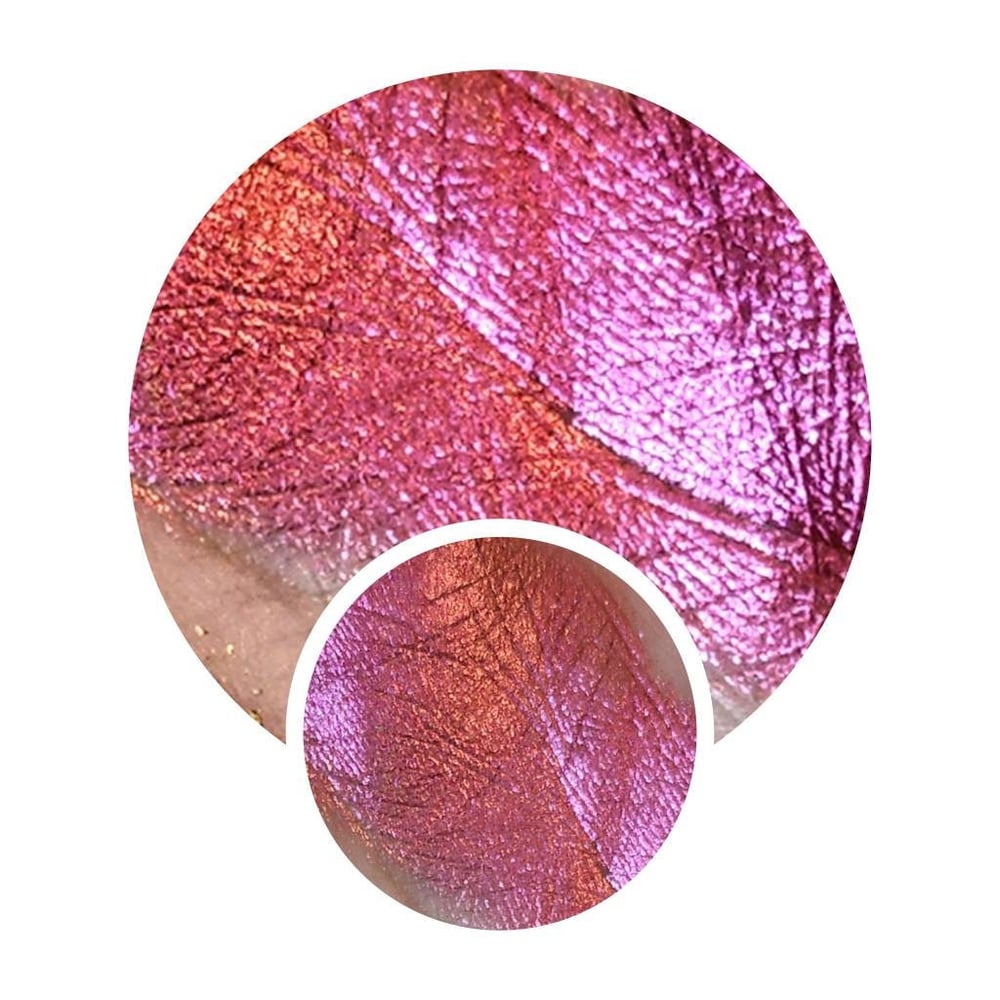 Image of Multichrome Babysitter chameleon pressed pan shimmer raspberry violet pink silver