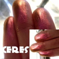 Image 5 of NEBULA Collection Ceres Multichrome chameleon pressed pan orangey pinkish gold violet