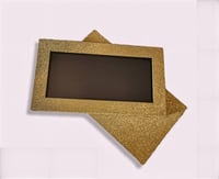 Image 3 of Empty Eyeshadow Magnetic Palette Sparkly Golden Glitter Design Pattern